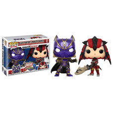 Фигурка Funko Pop Marvel vs Capcom - Black Panther vs Monster Hunter / Фанко Поп Чёрная Пантера против Охотника на чудовищ