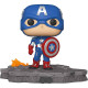 Фигурка Funko Pop Avengers Assemble - Captain America Deluxe / Фанко Поп Мстители - Капитан Америка