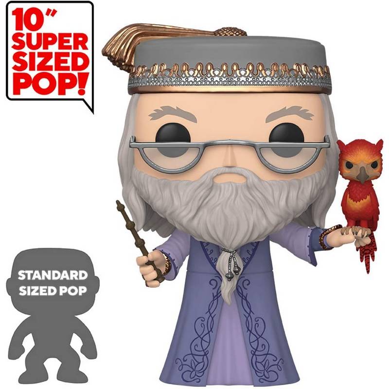 Фигурка Funko Pop Harry Potter - Albus Dumbledore with Fawkes 10" / Фанко Поп Гарри Поттер - Альбус Дамблдор