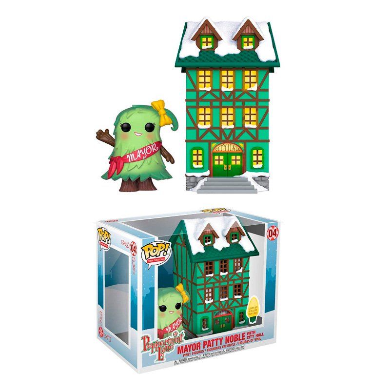 Фигурка Funko Pop Peppermint Lane - Mayor Patty Noble with City Hall / Фанко Поп к Новому Году