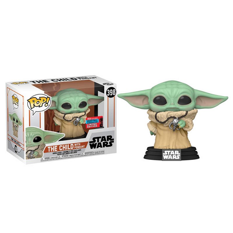 Фигурка Funko Pop Star Wars Mandalorian - The Child with Pendant / Фанко Поп Звёздные войны Мандалорец - Бэйби (Йода)