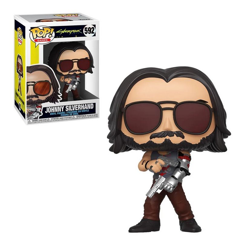 Фигурка Funko Pop Cyberpunk 2077 - Johnny Silverhand #592 / Фанко Поп Киберпанк - Джонни Сильверхенд