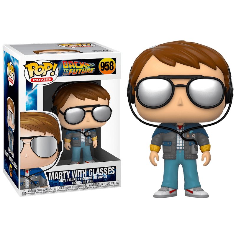 Фигурка Funko Pop Back to the Future - Marty with Glasses / Фанко Поп Назад в будущее - Марти