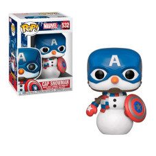 Фигурка Funko Pop Marvel Holiday - Cap Snowman / Фанко Поп Капитан Америка