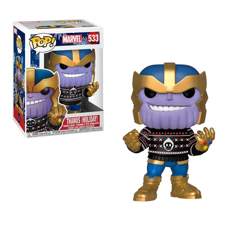Фигурка Funko Pop Marvel Holiday - Thanos / Фанко Поп Танос