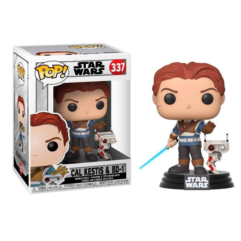 Фигурка Funko Pop Star Wars Jedi Fallen Order - Cal Kestis and BD-1 / Фанко Поп Звёздные войны