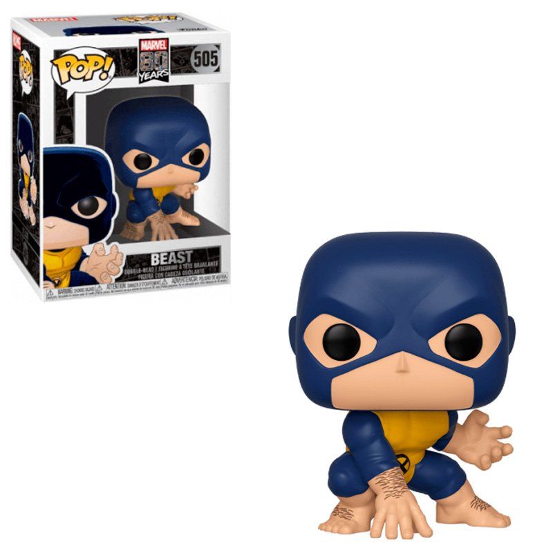 Фигурка Funko Pop Marvel 80th - Beast / Фанко Поп Зверь