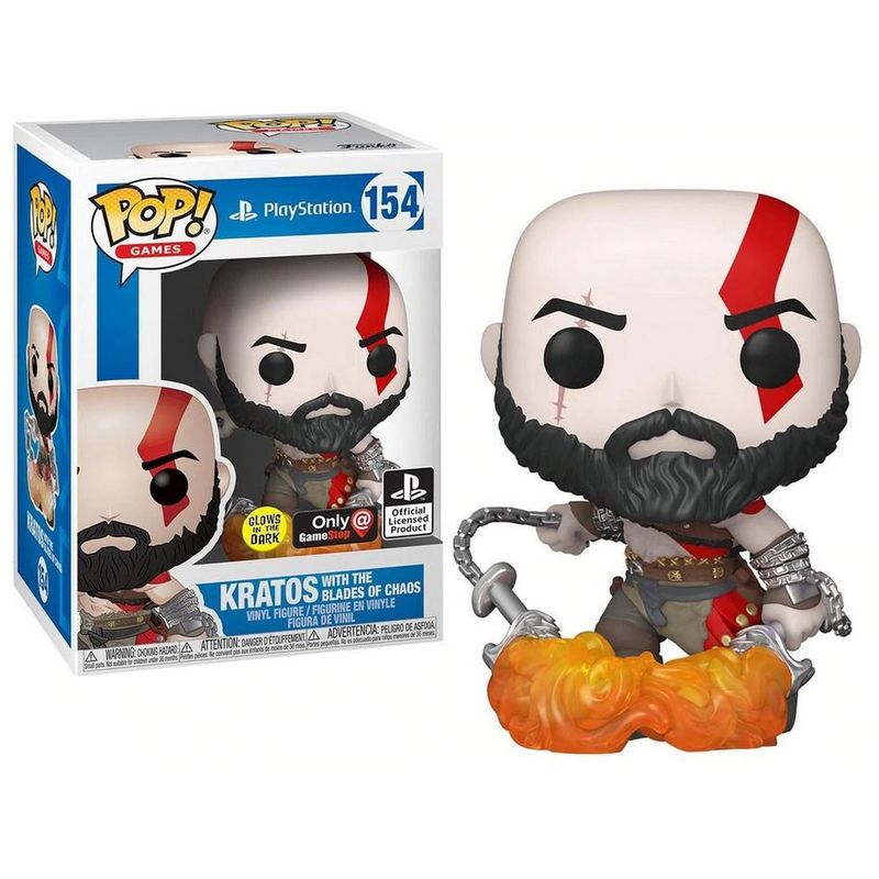 Фигурка Funko Pop God of War - Kratos with the Blades of Chaos / Фанко Поп Бог войны - Кратос