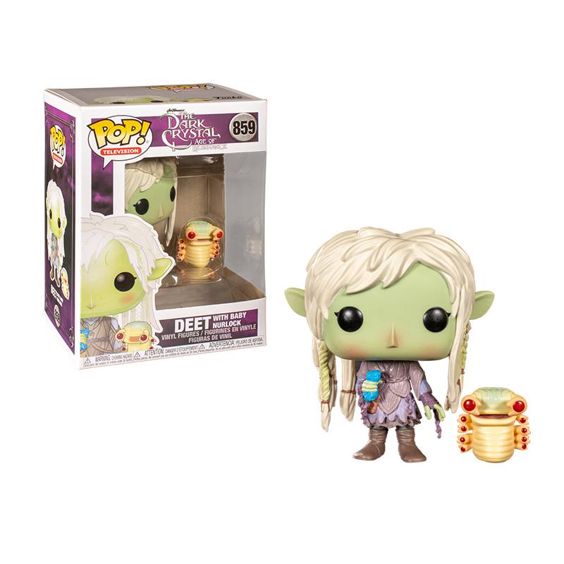 Фигурка Funko Pop Dark Crystal - Deet with Baby Nurlock / Фанко Поп Тёмный кристалл - Дит