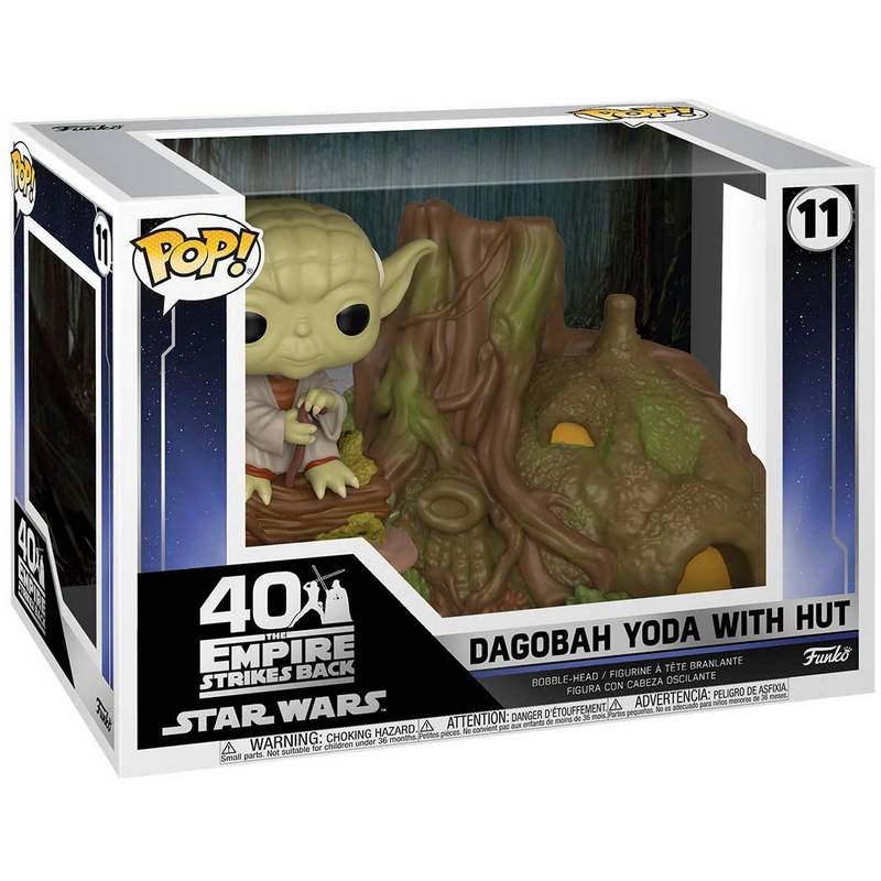 Фигурка Funko Pop Star Wars - Dagobah Yoda with Hut Town / Фанко Поп Звёздные войны - Йода