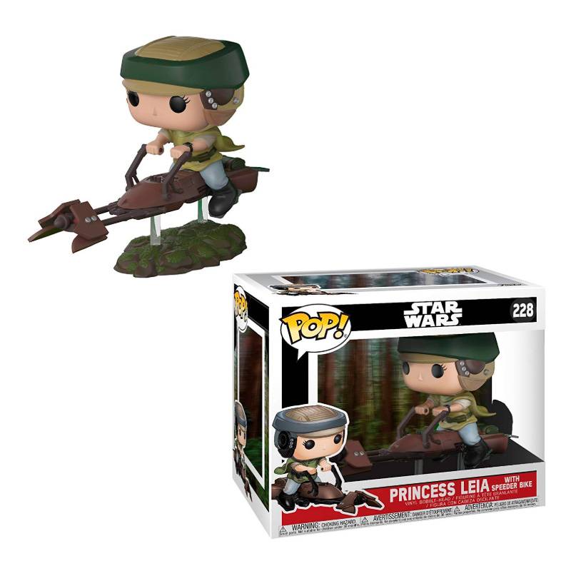 Фигурка Funko Pop Star Wars - Princess Leia with Speeder Bike Deluxe / Фанко Поп Звёздные войны - Принцесса Лея