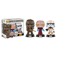 Фигурка Funko Pop Star Wars - Tarfful, Unhooded Emperor, Utapau Clone Trooper / Фанко Поп Звёздные войны