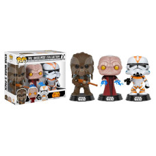 Фигурка Funko Pop Star Wars - Tarfful, Unhooded Emperor, Utapau Clone Trooper / Фанко Поп Звёздные войны