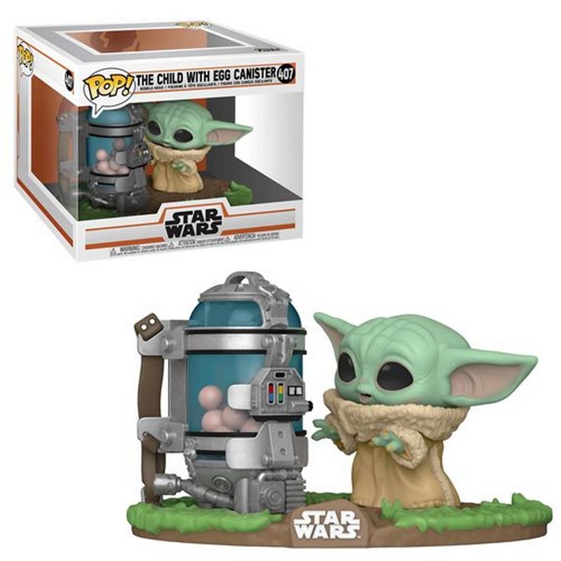 Фигурка Funko Pop Star Wars Mandalorian - The Child (Yoda) with Egg Canister Deluxe / Фанко Поп Звёздные войны Мандалорец - Бэйби (Йода)