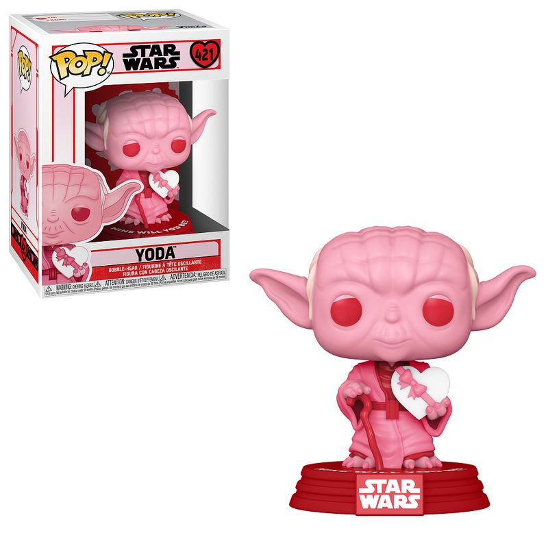 Фигурка Funko Pop Star Wars Valentines - Yoda / Фанко Поп Звёздные войны - Йода