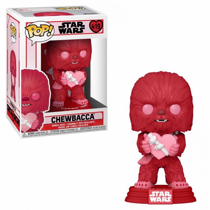 Фигурка Funko Pop Star Wars Valentines - Chewbacca / Фанко Поп Звёздные войны - Чубакка