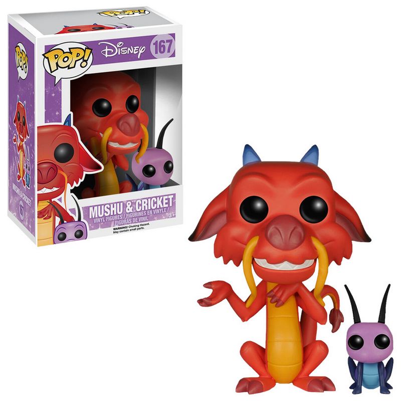 Фигурка Funko Pop Mulan - Mushu and Cricket / Фанко Поп Мулан - Мушу и Кри-Ки