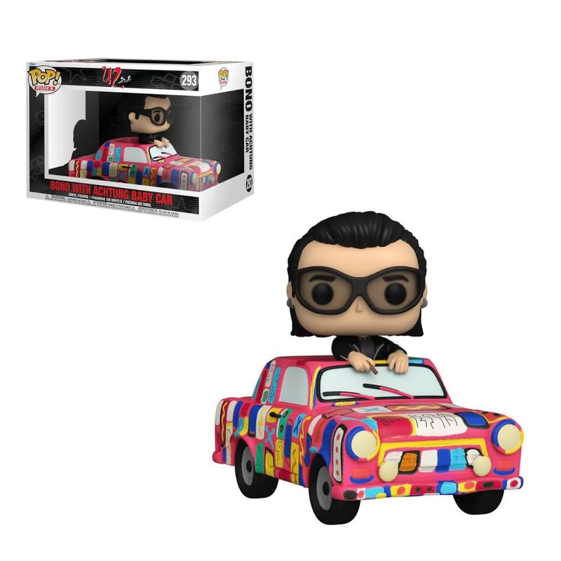 Фігурка Funko Pop U2 - Bono with Achtung Baby Car / Фанко Поп Боно