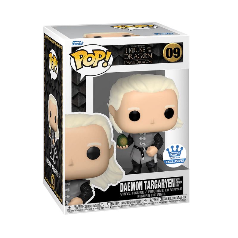 Фигурка Funko Pop House of the Dragon - Daemon Targaryen with Dragon Egg / Фанко Поп Дом дракона - Деймон Таргариен