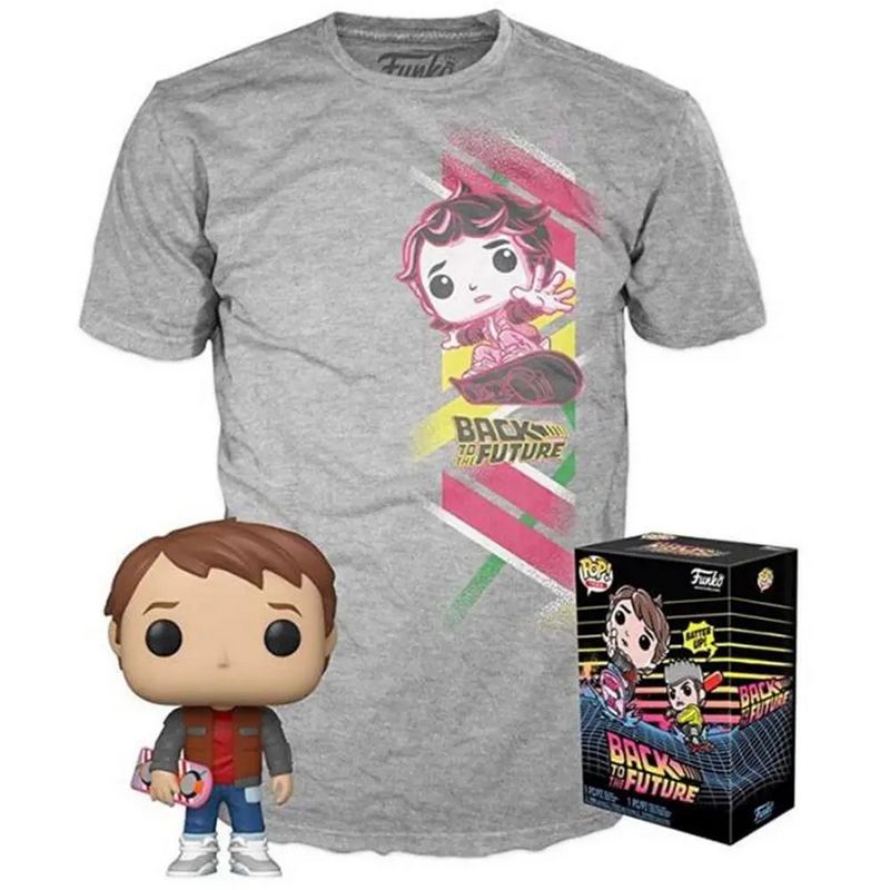 Funko Tee Box Back to the Future - Marty with Hoverboard SE / Коробка Фанко Назад у майбутнє - Марті
