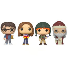Фигурка Funko Pop Harry Potter Holiday 4 Pack / Фанко Поп Гарри Поттер