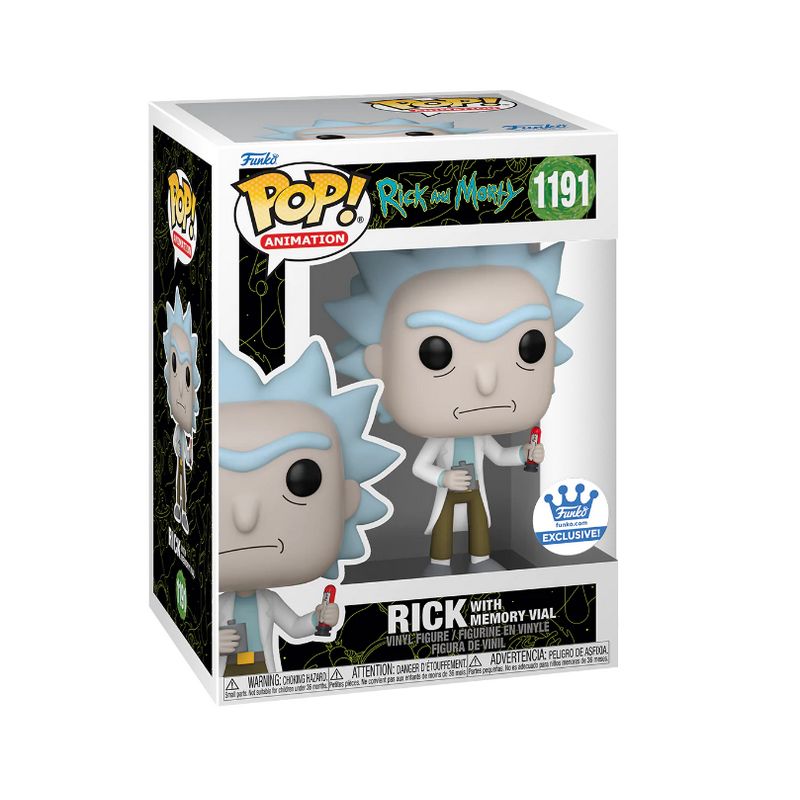 Funko Pop Rick and Morty (with Memory Vial)