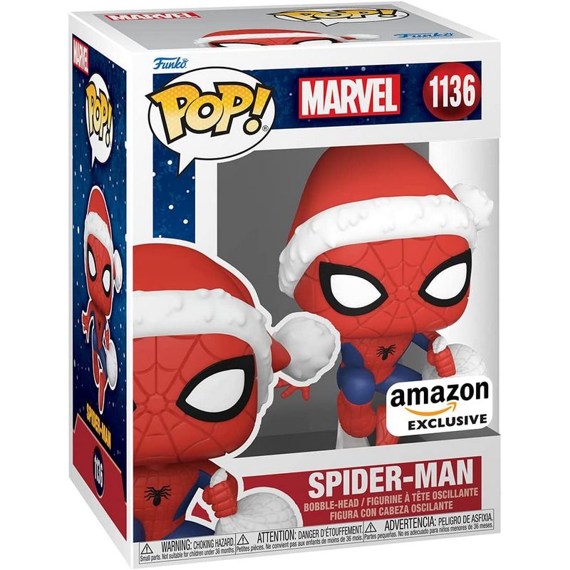 Фигурка Funko Pop Marvel Holiday - Spider-Man #52713 / Фанко Поп Человек-паук