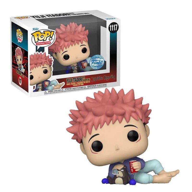 Фигурка Funko Pop Jujutsu Kaisen - Yuji Itadori with Tsukamoto Doll #62348SE / Фанко Поп Магическая битва - Юдзи Итадори