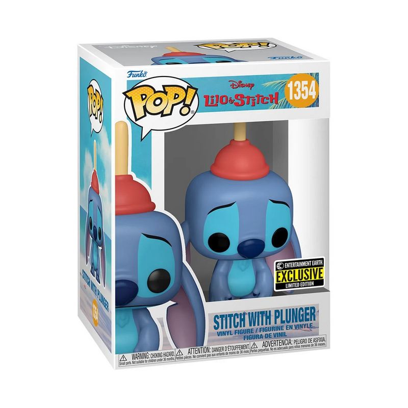 Фигурка Funko Pop Lilo and Stitch (with Plunger) / Фанко Поп Лило и Стич