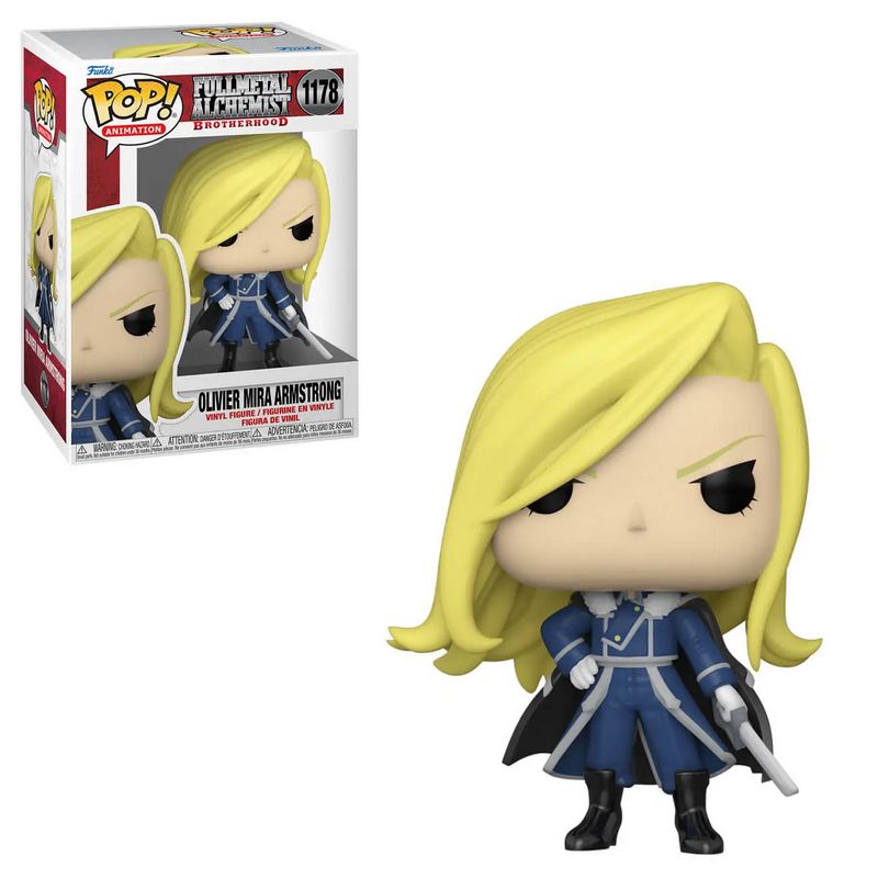Фігурка Funko Pop Fullmetal Alchemist - Olivier Mira Armstrong / Фанко Поп Сталевий алхімік - Олівія Міла Армстронг