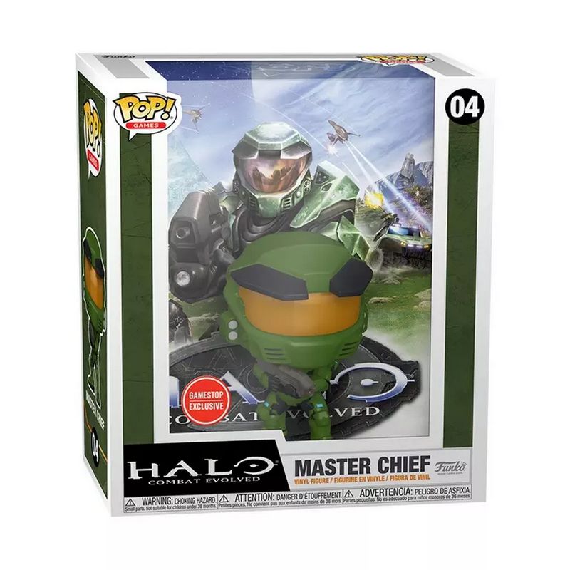 Фигурка Funko Pop Cover Halo Combat Evolved - Master Chief / Фанко Поп Хало