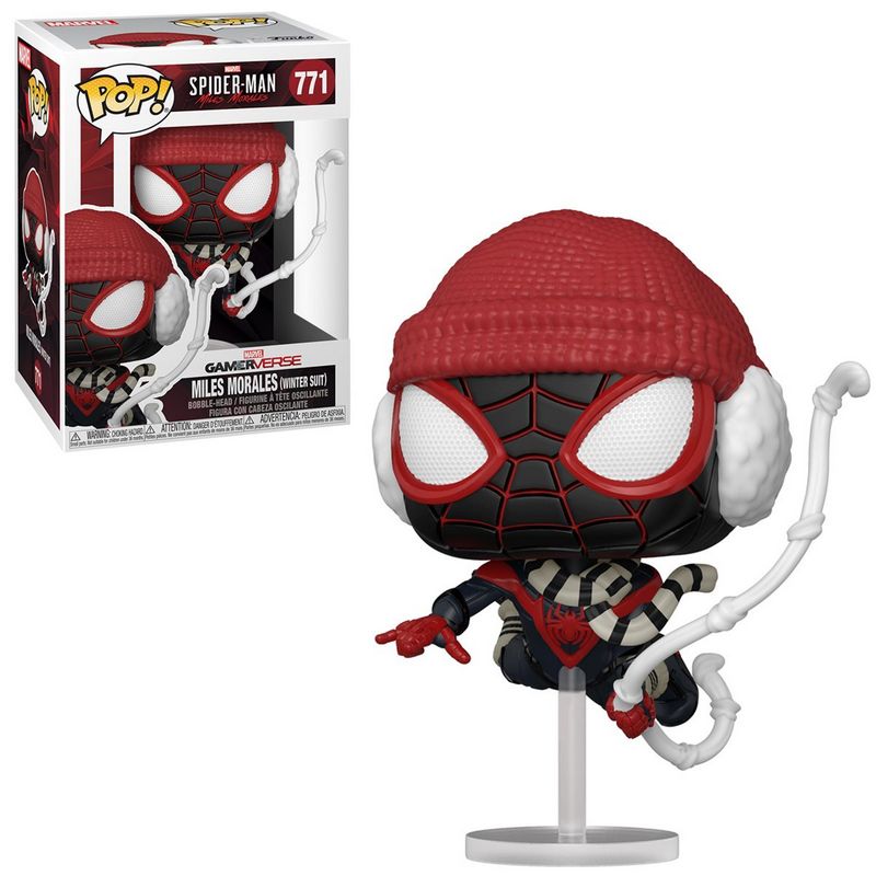 Фігурка Funko Pop Spider Man Miles Morales Game (Winter Suit) / Фанко Поп Людина-павук Майлз Моралес