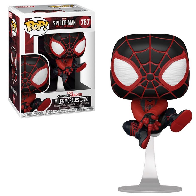 Фигурка Funko Pop Spider-Man Miles Morales Game (Bodega Cat Suit) / Фанко Поп Человек-паук Майлз Моралес