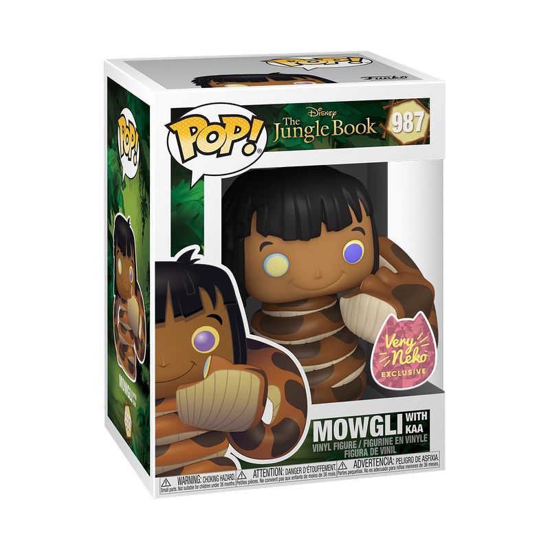 Фігурка Funko Pop Jungle Book - Mowgli with Kaa / Фанко Поп Книга джунглів - Мауглі та Каа