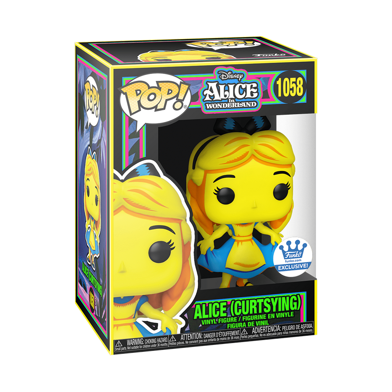 Фігурка Funko Pop Black Light Alice in Wonderland 70th (Curtsying) / Фанко Поп Аліса в Задзеркаллі