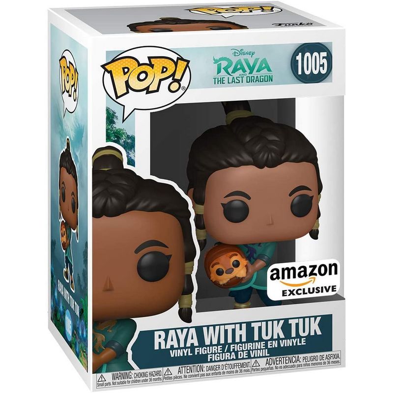 Фигурка Funko Pop Raya and the Last Dragon with Tuk-Tuk / Фанко Поп Райя и последний дракон с Тук-Туком
