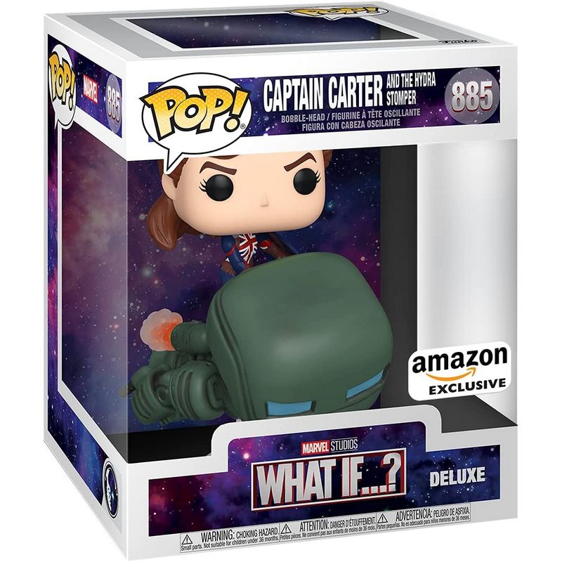 Фигурка Funko Pop What if? - Captain Carter and The Hydra Stomper Deluxe / Фанко Поп Что если? - Капитан Картер и Давитель Гидры