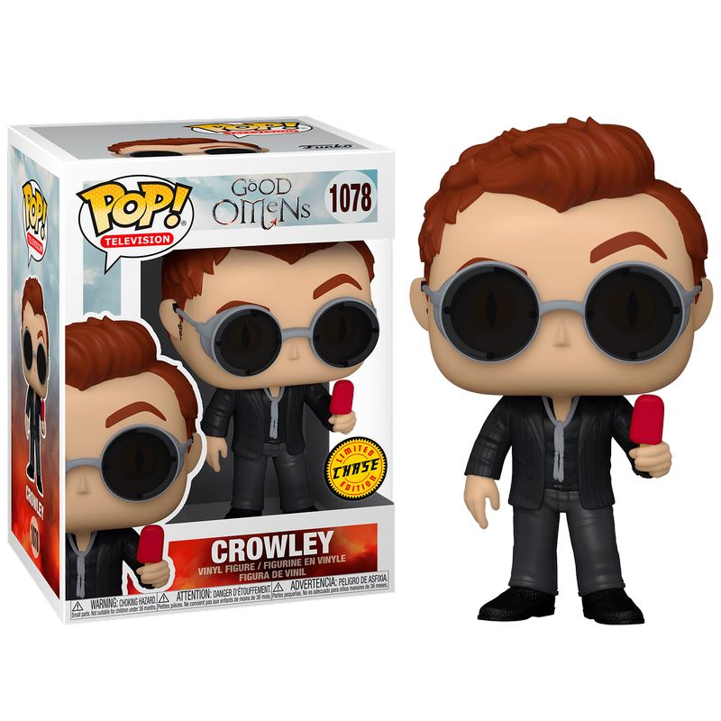 Фигурка Funko Pop Good Omens - Crowley #49280C / Фанко Поп Благие знамения - Кроули