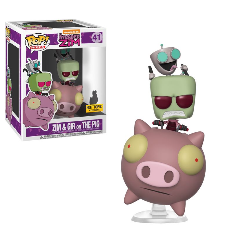 Фігурка Funko Pop Invader Zim (і Gir on the Pig) / Фанко Поп Загарбник Зим
