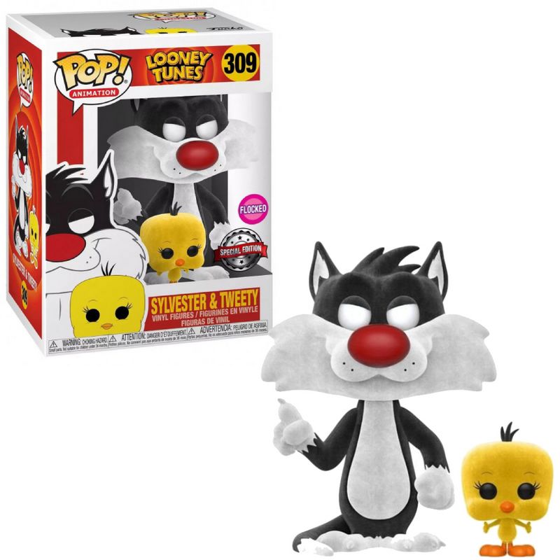 Фигурка Funko Pop Looney Tunes - Sylvester and Tweety #46978EU / Фанко Поп Луни Тюнс - Сильвестр и Твитти
