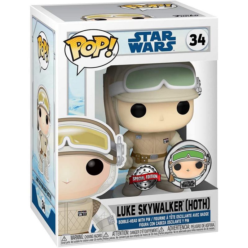 Фигурка Funko Pop Star Wars Across the Galaxy - Luke Skywalker (Hoth) / Фанко Поп Звёздные войны - Люк Скайуокер