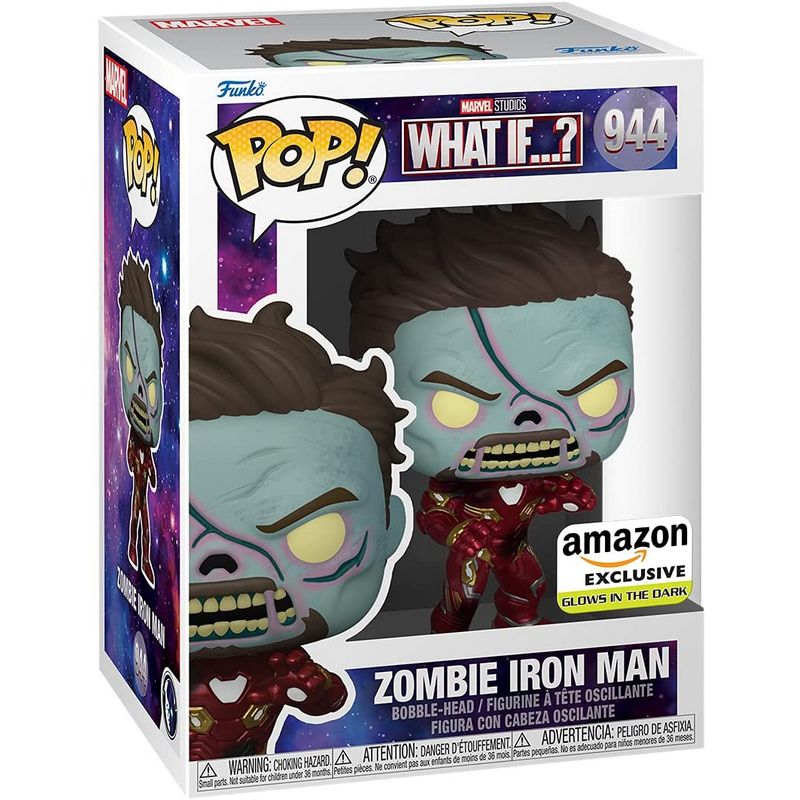 Фигурка Funko Pop What if? - Zombie Iron Man #58178 / Фанко Поп Что если? - Зомби Железный человек