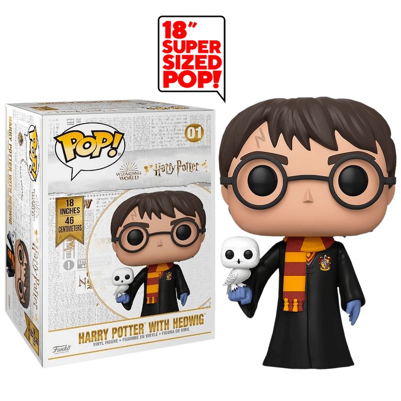 Фигурка Funko Pop Harry Potter with Hedwig 18" / Фанко Поп Гарри Поттер и Хэдвиг