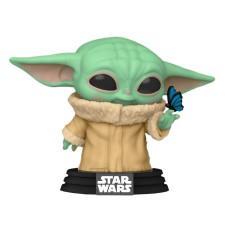Фигурка Funko Pop Star Wars Mandalorian - Grogu with Butterfly / Фанко Поп Мандалорец - Грогу
