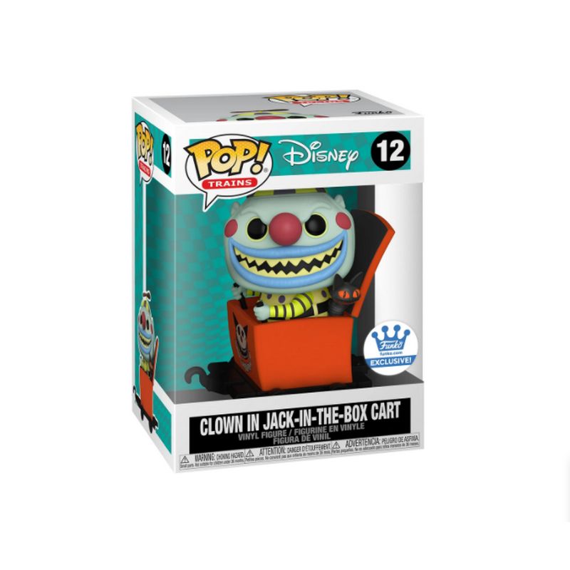 Фигурка Funko Pop Nightmare Before Christmas Train - Clown in Jack-in-the-Box Cart / Фанко Поп Кошмар перед Рождеством - Клоун