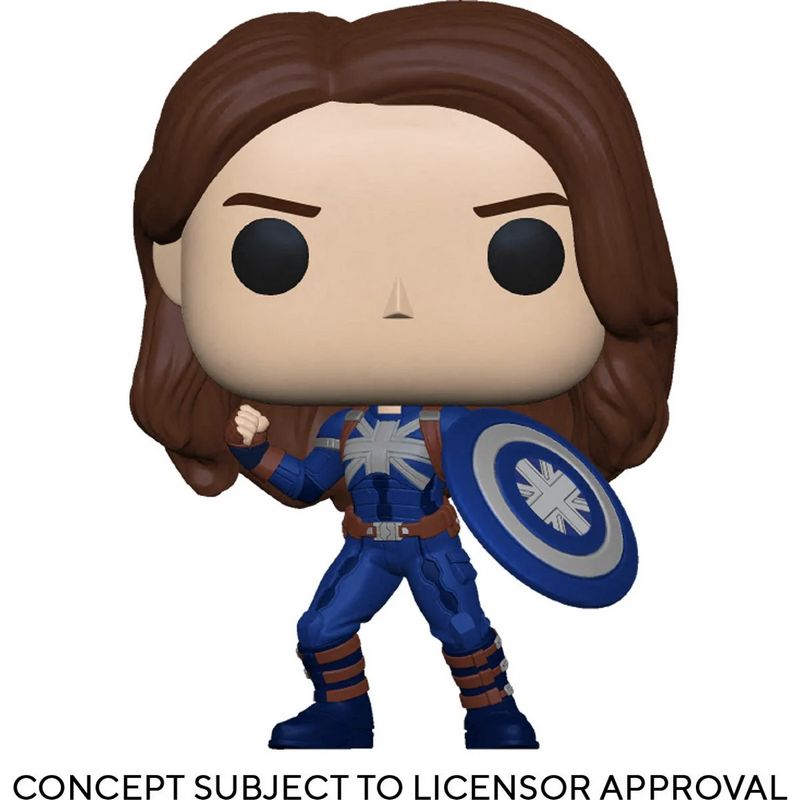 Фігурка Funko Pop What if? - Captain Carter (Stealth) / Фанко Піп Що якщо? - Капітан Картер