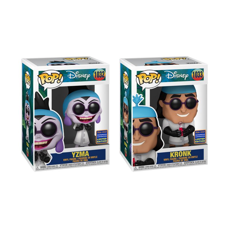 Фігурка Funko Pop Emperor's New Groove - Yzma and Kronk / Фанк Поп Пригоди імператора - Ізма і Кронк