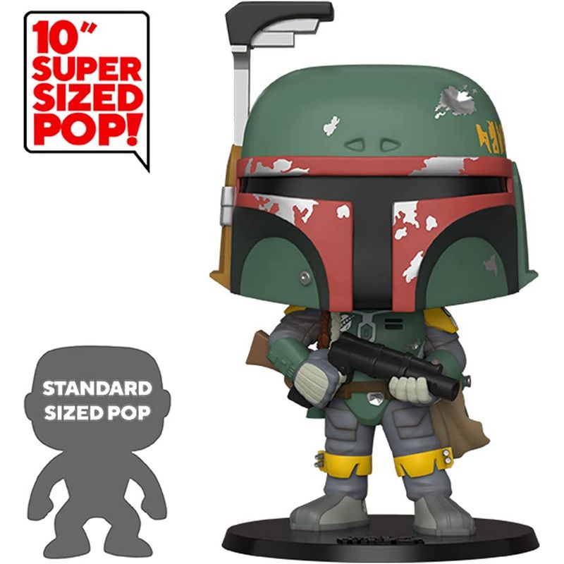 Фигурка Funko Pop Star Wars 40th - Boba Fett 10" #49239EU / Фанко Поп Звёздные войны - Боба Фетт