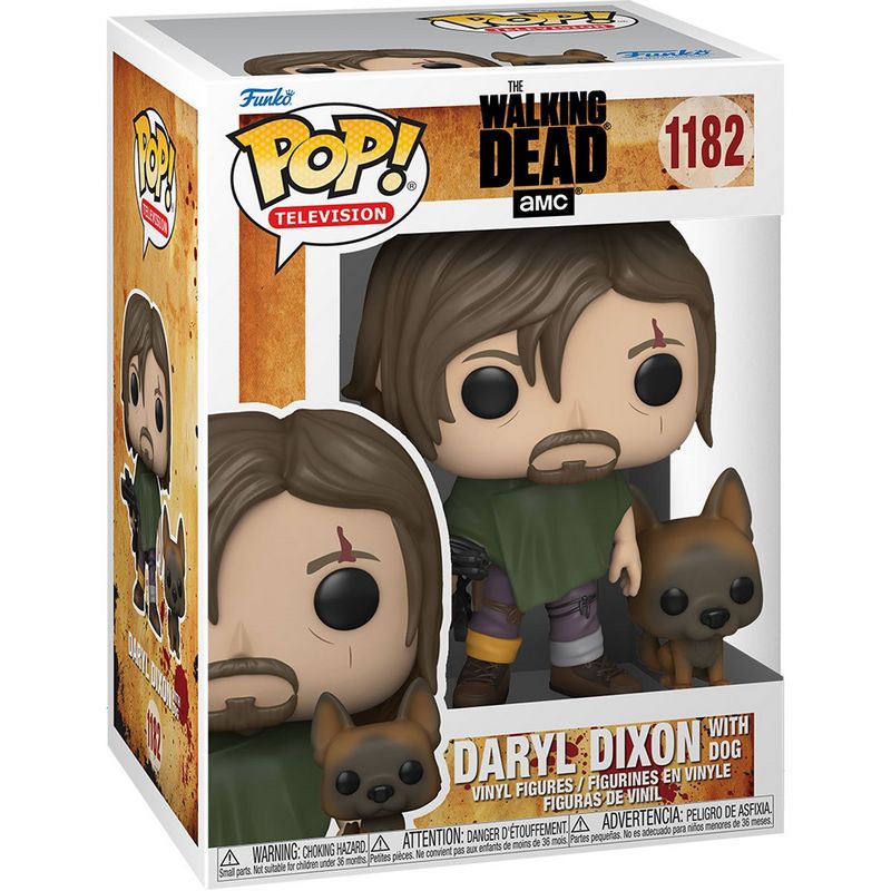 Фигурка Funko Pop Walking Dead - Daryl Dixon with Dog / Фанко Поп Ходячие мертвецы - Дерил Диксон