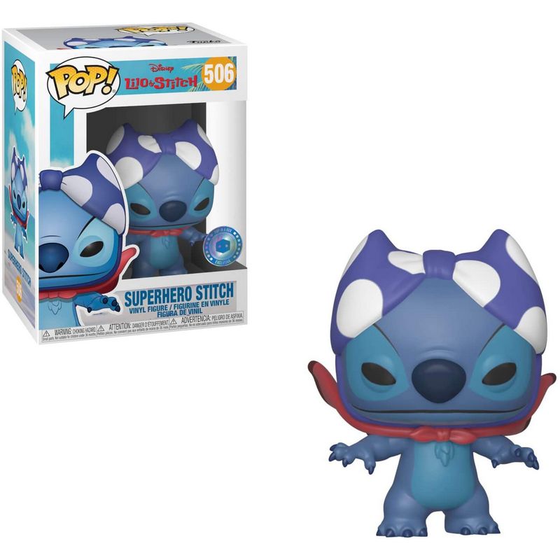 Фигурка Funko Pop Lilo and Stitch (Superhero) / Фанко Поп Лило и Стич